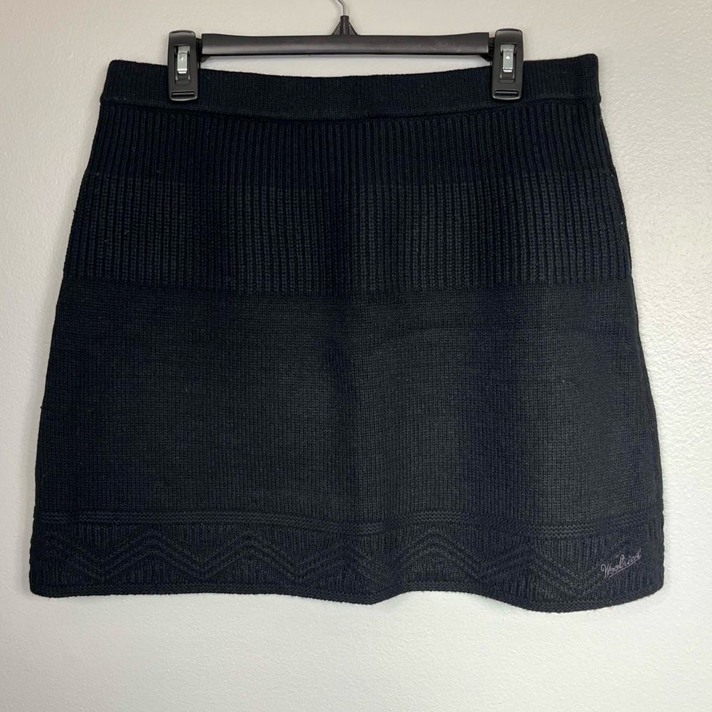 Woolrich Black Mini Skirt